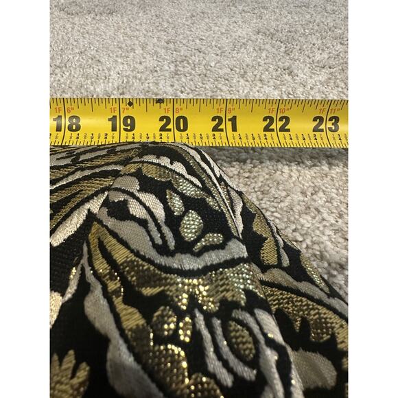 Kilburne-Finch Men’s Metallic Gold Black Paisley Blazer Jacket 50R - Picture 9 of 10